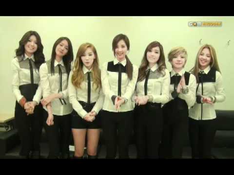 Girls' Generation's congratulatory message for mydaily's 7th anniversary