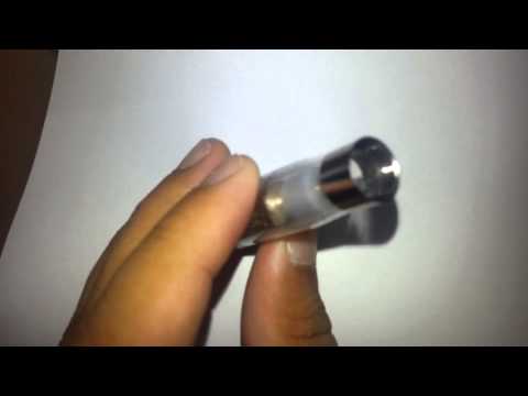 Part of a video titled TUTORIAL - How to fill your eGo CE4 with E-liquid - YouTube
