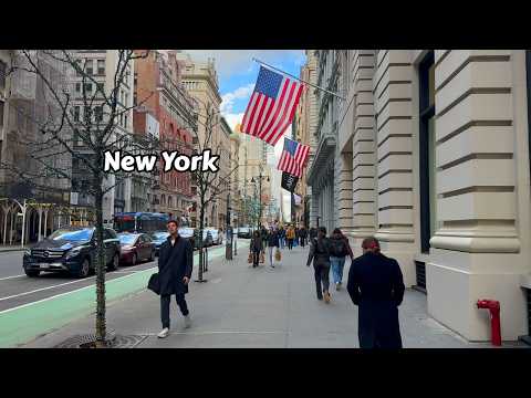 New York City 2026 Walking Tour 4k Video