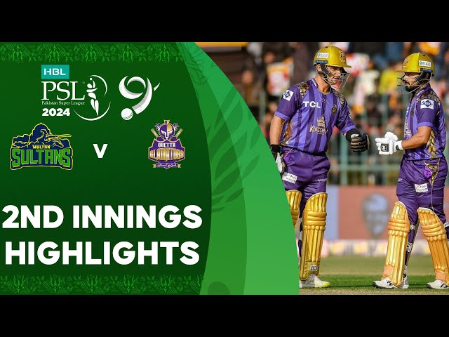 2nd Innings Highlights | Multan Sultans vs Quetta Gladiators | Match 11 | HBL PSL 9 | M1Z2U