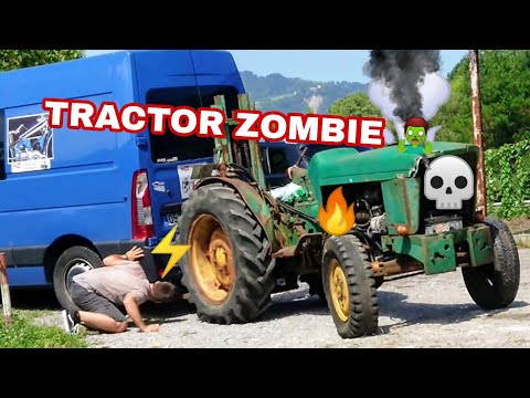 ARRANCARÁ TRACTOR ZOMBIE PARADO HACE 20 AÑOS? Old Tractor John Deree Cold Start After Years