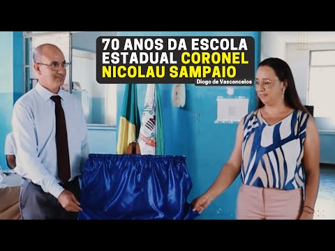 Escola Estadual Coronel Nicolau Sampaio de Diogo de Vasconcelos-Aniversário de 70 anos