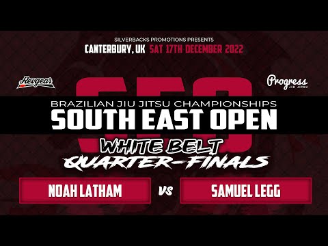SouthEast BJJ Open - Noah Latham vs Samuel Legg (White Belt - Quarter Finals)