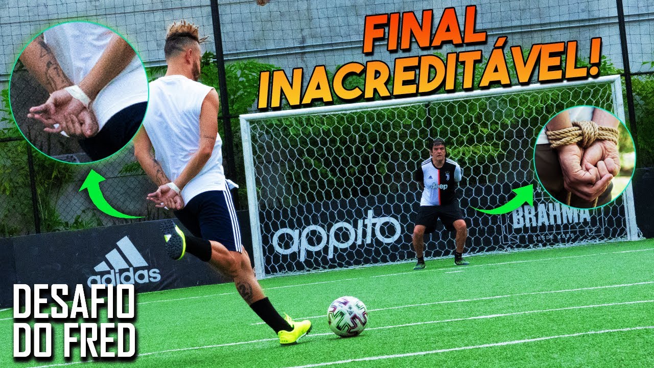 Gol a gol com a mão amarrada!