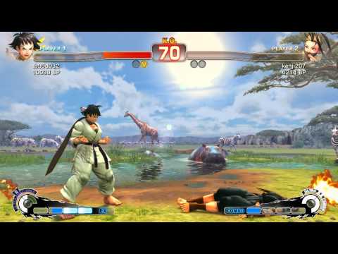 SSF4 Ranked Asia: tb99d032 (Makoto) VS kenji207 (Ibuki)