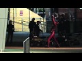 The Flash Shoots A Stunt Where Linda Park Falls Off Of STAR Labs In Season 2