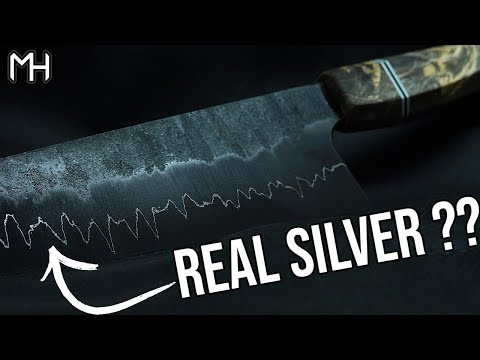 Forging a Knife with REAL SILVER? - SIlverline San Mai
