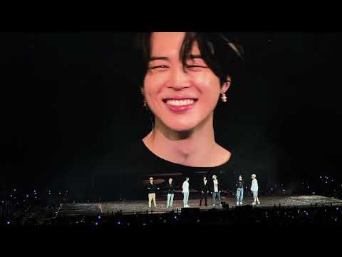 BTS LA concert at Sofi Day 2 Ending speech