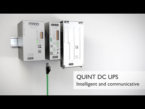 Uninterruptible power supply with the QUINT DC-UPS