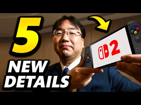 5 NEW OFFICIAL Switch 2 Details from Nintendo President