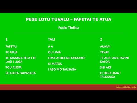 PESE LOTU TUVALU - FAAFETAI TE ATUA