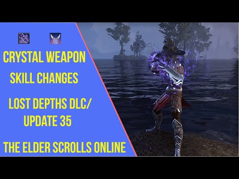 ESO Crystal Weapon Skill Changes - Lost Depths DLC