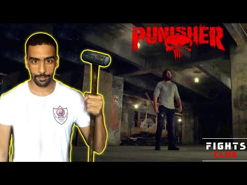 karate Martial Arts Instructor Reacts: Punisher hammer fight scene | Fights Club