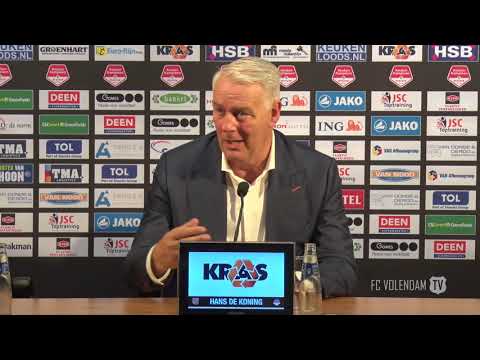 Persconferentie FC Volendam   Almere City FC 2018 19