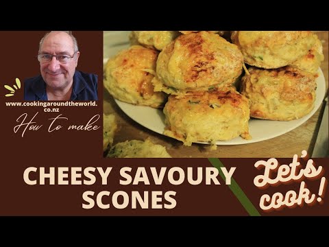 Cheesy Savoury Scones | Country Kitchen Recipe |