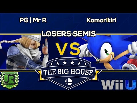 TBH6 LOSERS SEMIS - PG | Mr R (Sheik) vs Komorikiri (Sonic) - Wii U