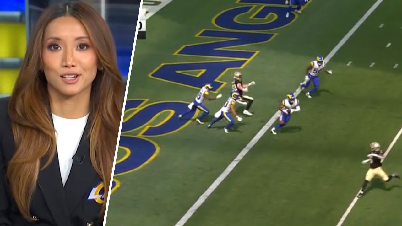Best of Brenda Song in the Booth for Rams vs. Saints | Preseason Week 2