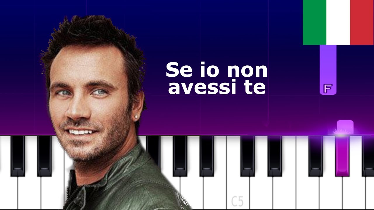Nek - Se io non avessi te (Piano Tutorial)