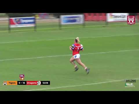 2019 CRL Womens R1 Highlights - GSR Wests Tigers v Illawarra SC Dragons