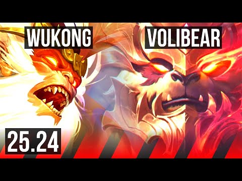 WUKONG vs VOLIBEAR (TOP) | Grasp Of The Undying | KR Master | 25.24