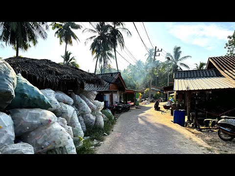 Утренняя прогулка по восточному мысу острова Ко-Мук - от Mook Montra Resort Seafront мимо Smile Resort до Rinna Resort