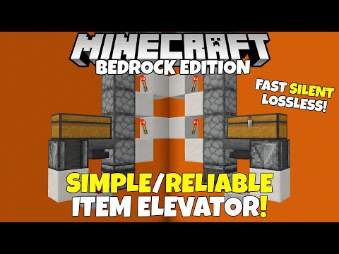 INSANE Minecraft Bedrock Elevators!? 🤯 (Silent & Easy!) 🚀