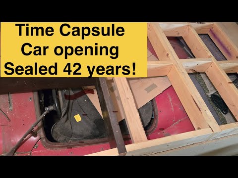 Time capsule Car! sealed 42 years in a crate    until today!
