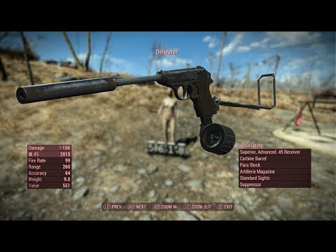 Fallout 4 Mod Review Next Tier Receivers 10mm and Deliverer