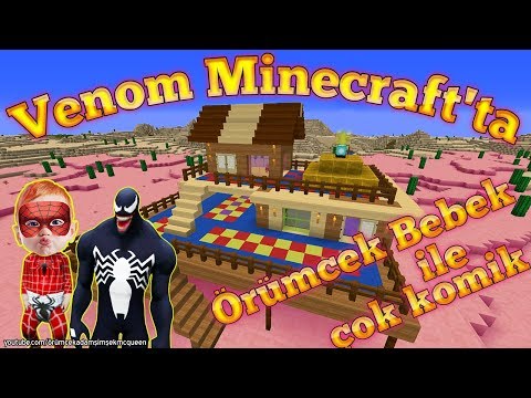 Örümcek Bebek Venom'u Minecraft'a Gönderdi Komik Minecraft Macerası