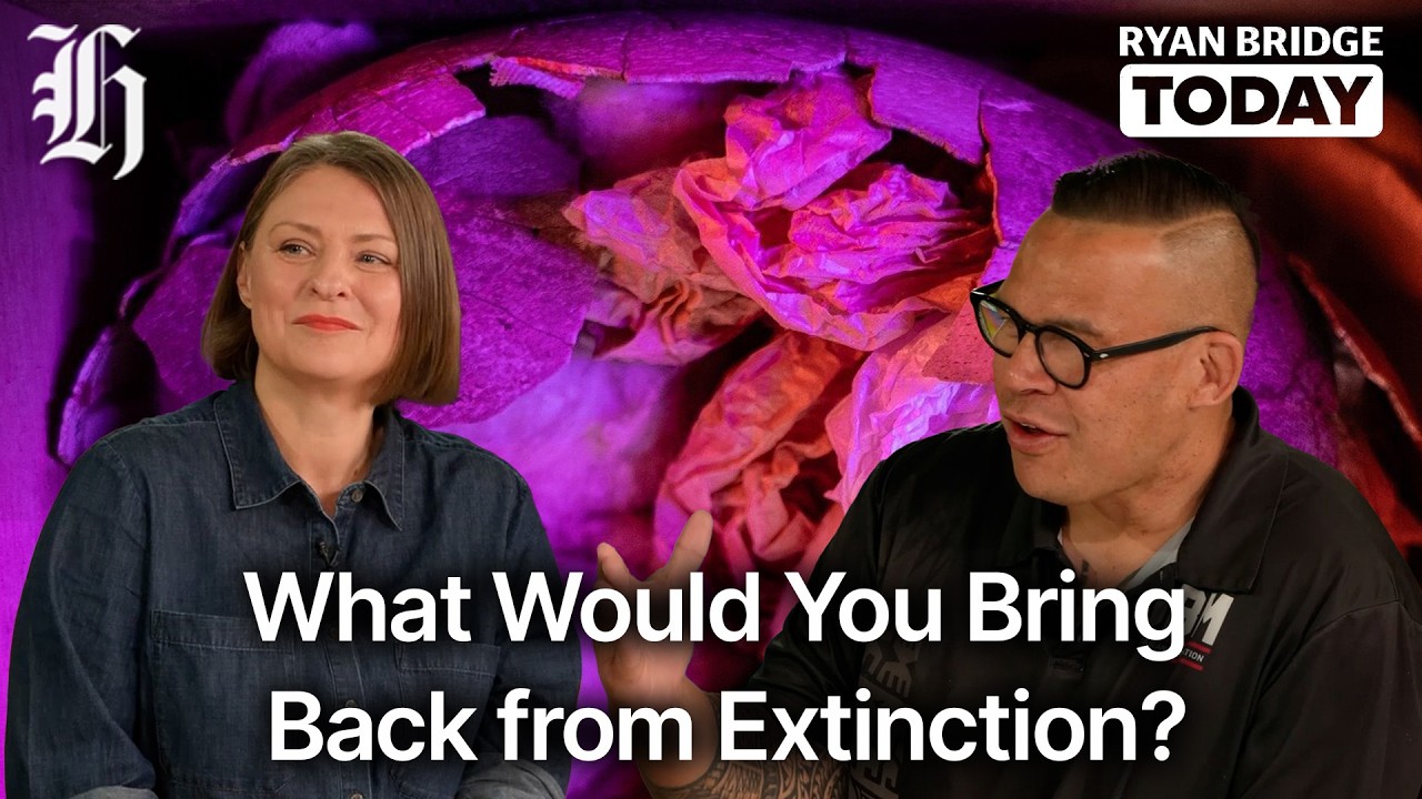 'A bit less scary than the moa': What would you bring back from extinction? | Ryan Bridge TODAY
