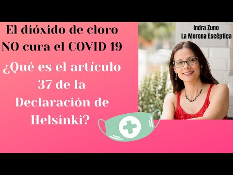 No existe ensayo clínico alguno que demuestre que el dióxido de cloro previene o cura el COVID 19