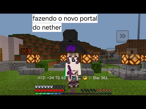 Fazendo o novo portal do nether #ep2