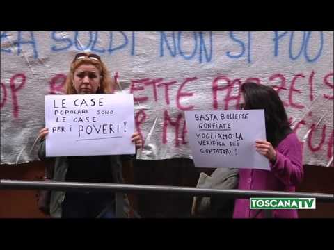 2017-04-04 FIRENZE - CASA_ MOROSITÀ INCOLPEVOLE, PROTESTA INQUILINI