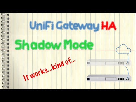 Ubiquiti UniFi Gateway High Availability - Shadow Mode (HA, UDM Pro)