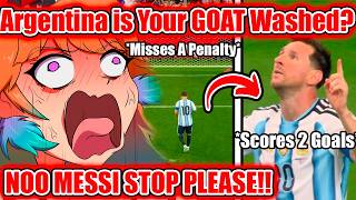 Kiara Reacts To Messi Missing A Penalty Then Scoring 2 Goals Against Austria