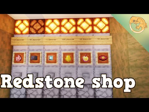 Gecko - How to build a tillable automatic redstone shop for minecraft