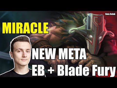 Miracle [Juggernaut] NEW META EB + Blade Fury - Dota 2
