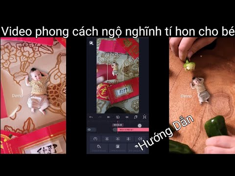 huong dan tao video phong cach ti hon cho be