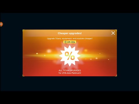 War Robots - IMPORTANT: Titan OVERDRIVE is on: -25% on Pt Upgrades! (+ how I spent 7k Pt in 4min 😅)