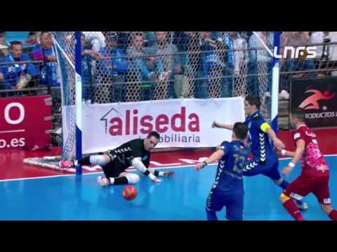 Paradas Jesús Herrero en ElPozo Murcia - Movistar Inter. Final Copa LNFS