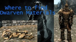 Where to Find Dwarven Materials| Skyrim Special Edition