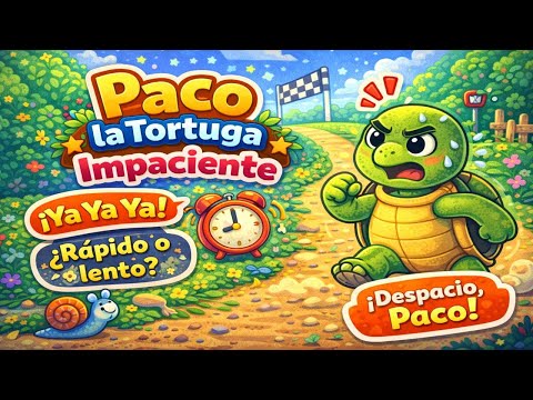 PACO LA TORTUGA IMPACIENTE 🐢 CANCION INFANTIL