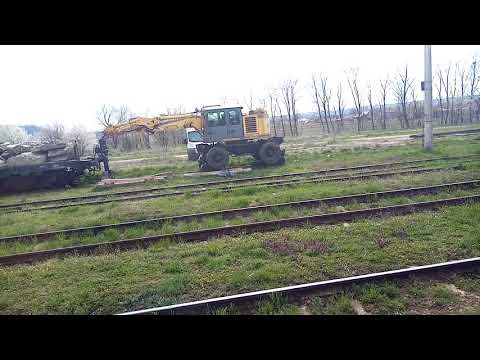 Utilaj feroviar Colmar în Stația Dărmănești 25.04.2021