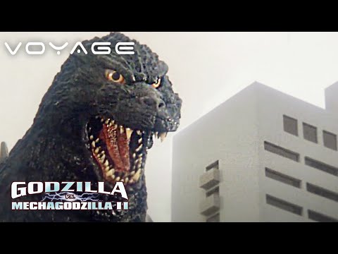 Godzilla vs. Mechagodzilla II | Godzilla Destroys A City For Her Baby | Voyage