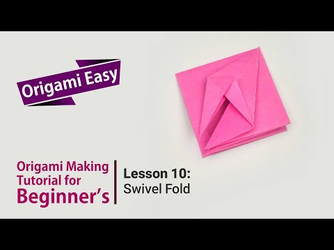 Origami Basics Lesson 1 Folding mountains and valleys