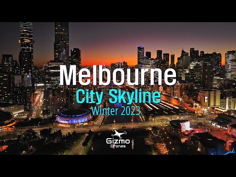 Melbourne City Skyline - Winter Update 2023 - Autel Nano+ drone 4K