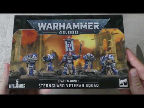 Space Marines Sternguard Veteran Squad - Unboxing (WH40K)