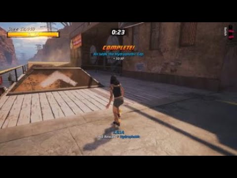 Tony Hawk's Pro Skater 1 + 2 Air Walk the Hydrophobic Gap (Downhill Jam)