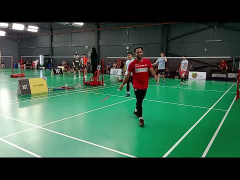 Badminton QF IPGMY JOHOR Men's Double Amateur Tour - Rahmadhani / Haziq Vs Wei Chung / Zhen Hong