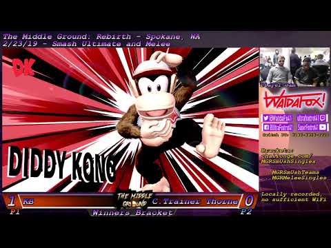 MG: Rebirth - Ult. Singles - KB (Diddy Kong) vs. CoolTrainer Thorne (Pokemon Trainer)